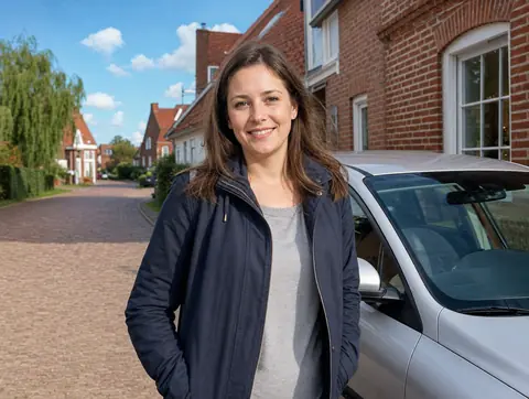 Verkäufer aus Schneverdingen mit dem verkauften Fahrzeug