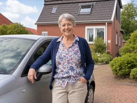 Verkäufer aus Visselhövede mit dem verkauften Fahrzeug